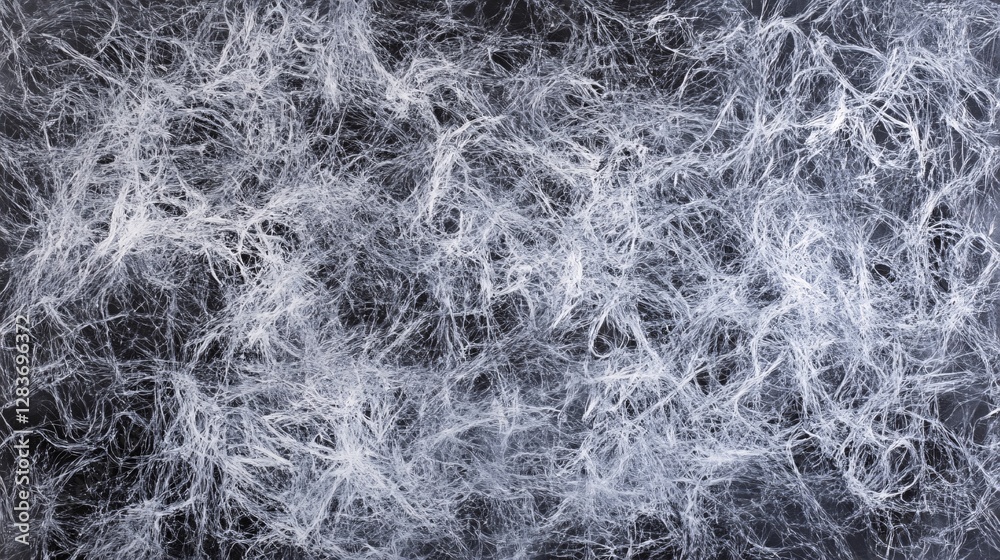 Chaotic lines in deep charcoal gray and soft white plain background Chaotic lines in deep charcoal gray and soft white plain background