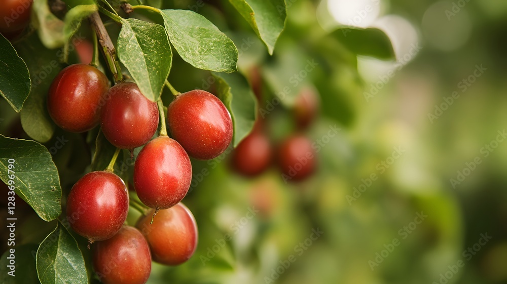 custom made wallpaper toronto digitalJujube tree with a bunch of growing mature Jujube