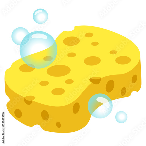 Soapy Yellow Sponge