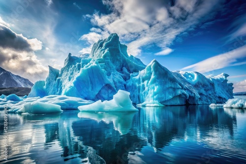 Wallpaper Mural Global warming's chilling effect: Arctic icebergs vanish in dramatic climate photography. Torontodigital.ca