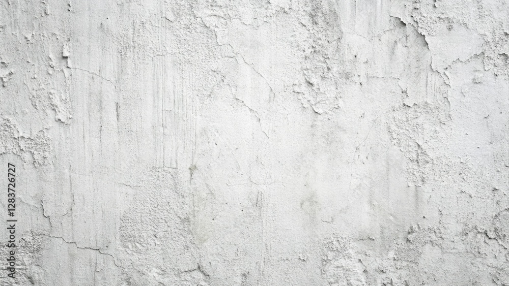 Obraz premium White concrete grunge texture. Ideal fashion banner, interior design, and photography background.