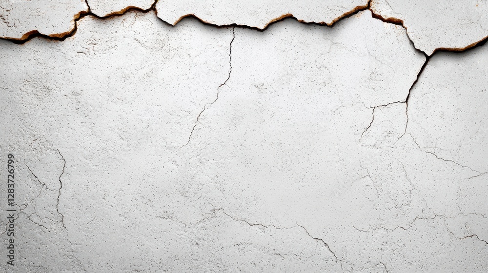 Obraz premium Light Concrete Wall Texture Showing Minimal Imperfections and Cracks