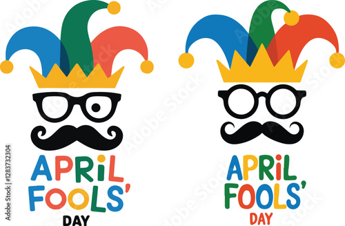 April Fools' Day Vector Design