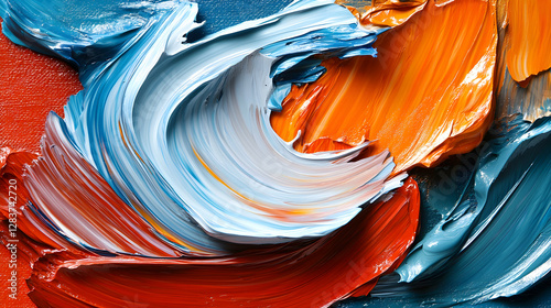 abstract background of colorful paint