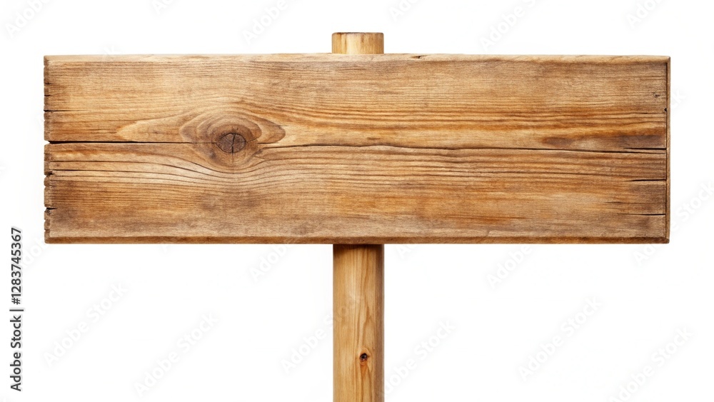 A wooden sign on a white background. Suitable for various purposes
A wooden sign on a white background. Suitable for various purposes
