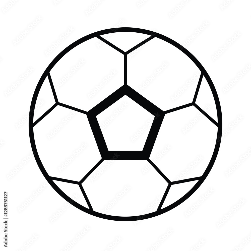 Fototapeta premium soccer ball isolated on white