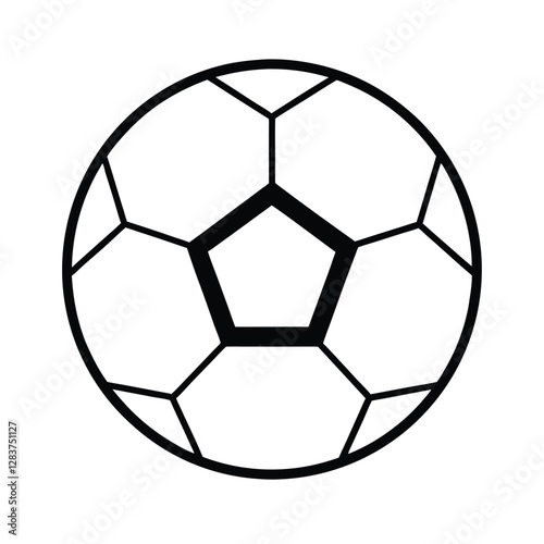 soccer ball isolated on white