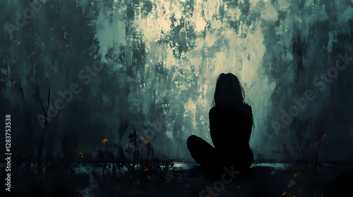 A lament of lost dreams **. Fading Memories in Shadows. Illustration