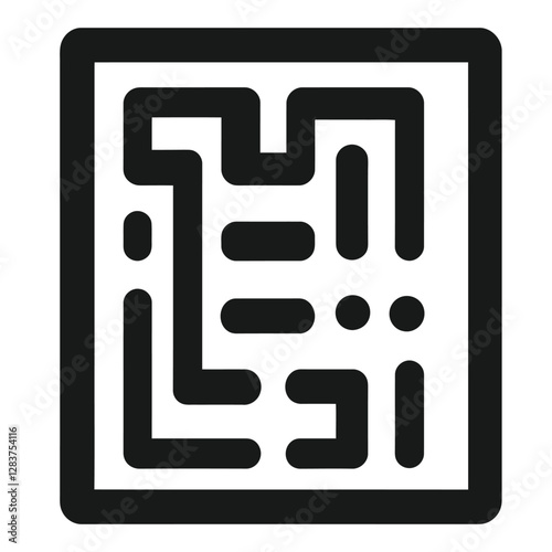 A simple line drawing of headphones, representing audio 