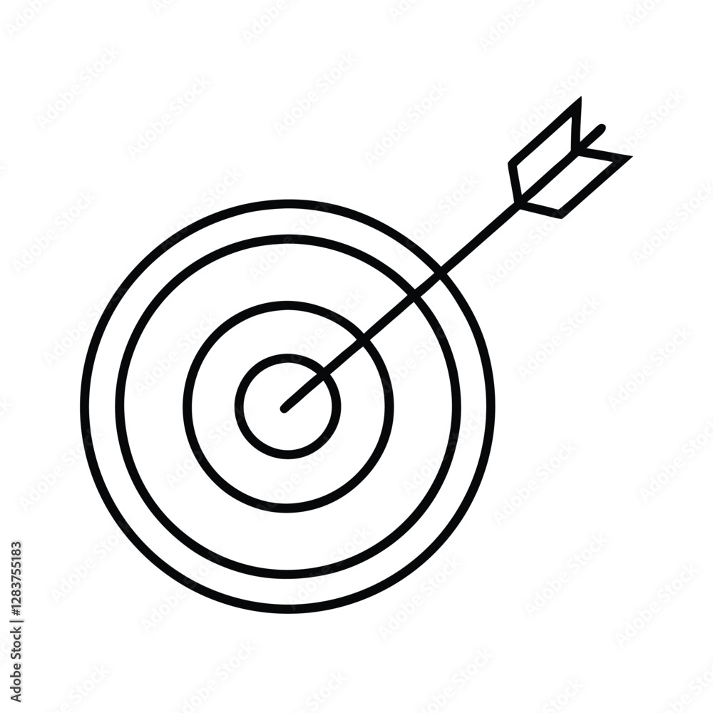 target with arrows target with arrows
