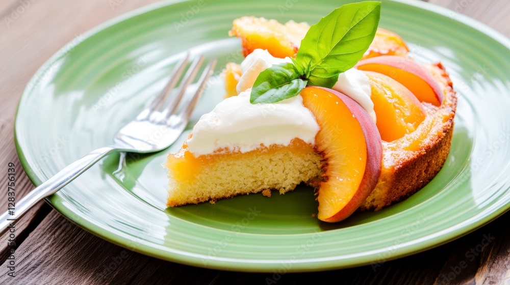 Peachy Delightful Dessert: A Slice of Summer on a Plate Peachy Delightful Dessert: A Slice of Summer on a Plate