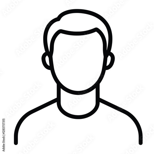 A simple line drawing of a graduate wearing a cap and gown, symbolizing education 