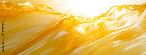 A close-up of an orange background with white lines and curves

