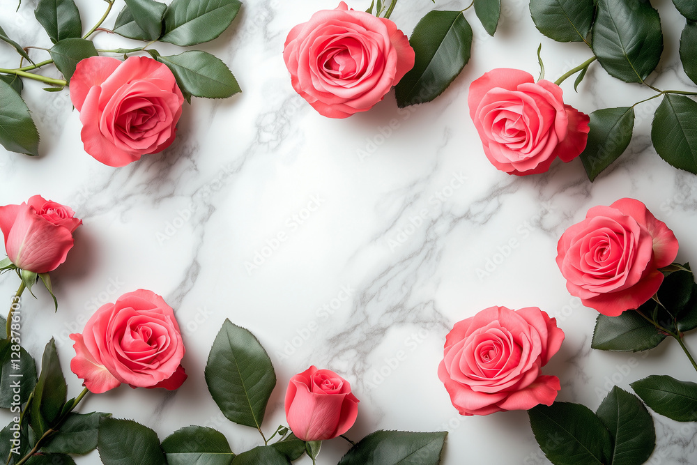 pink roses on white background pink roses on white background