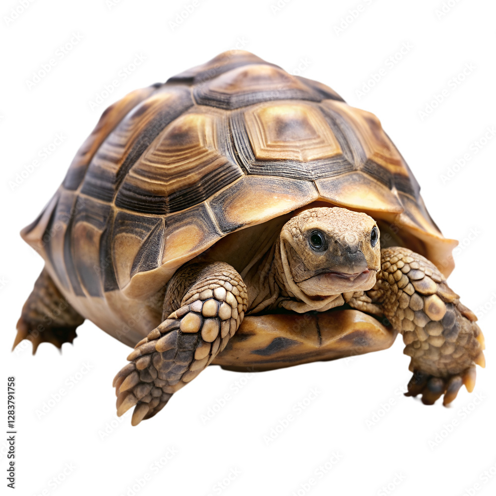 Obraz premium Tortoise isolated on transparent background