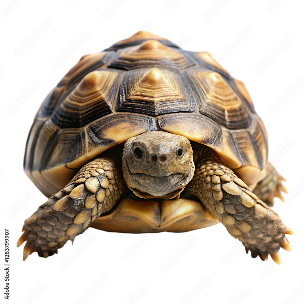 Naklejka premium Tortoise isolated on transparent background