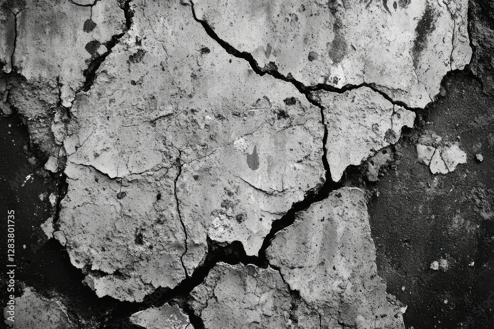Rough concrete texture in gray tones. Neural network AI generated Rough concrete texture in gray tones. Neural network AI generated