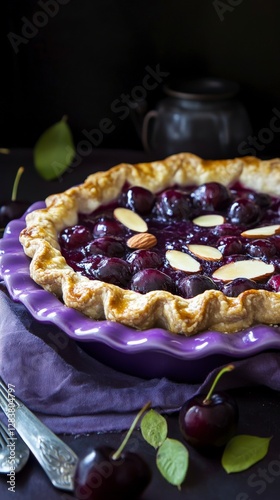 Stunning Cherry Almond Pie: A Delicious Homemade Treat