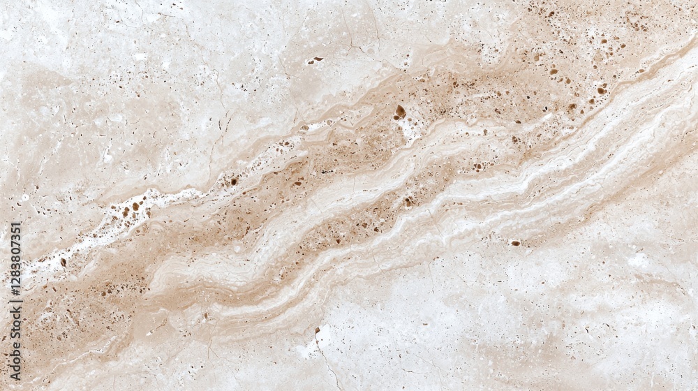 Obraz premium Elegant Veins of Beige Marble Surface with Natural Texture and Unique Pattern Ideal for Backgrounds and Interior Design Projects