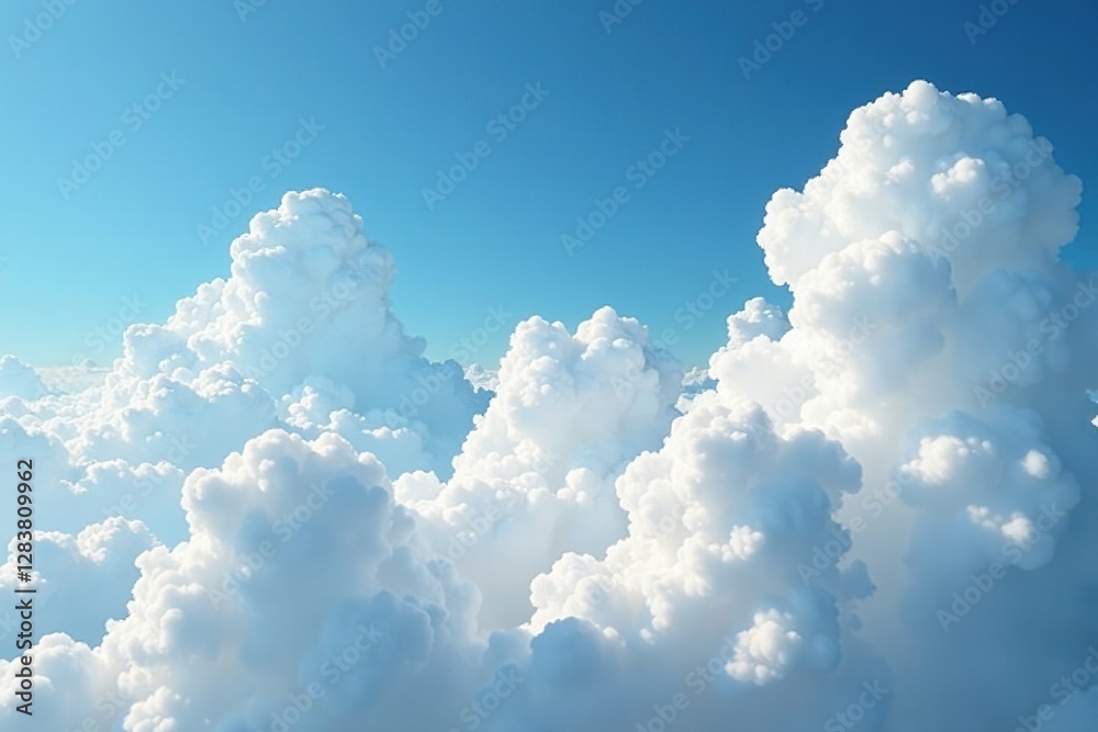 Altocumulus clouds with a mix of white and gray hues, textured, layered Altocumulus clouds with a mix of white and gray hues, textured, layered