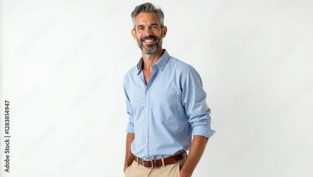 Confident middleaged man portrait Confident middleaged man portrait