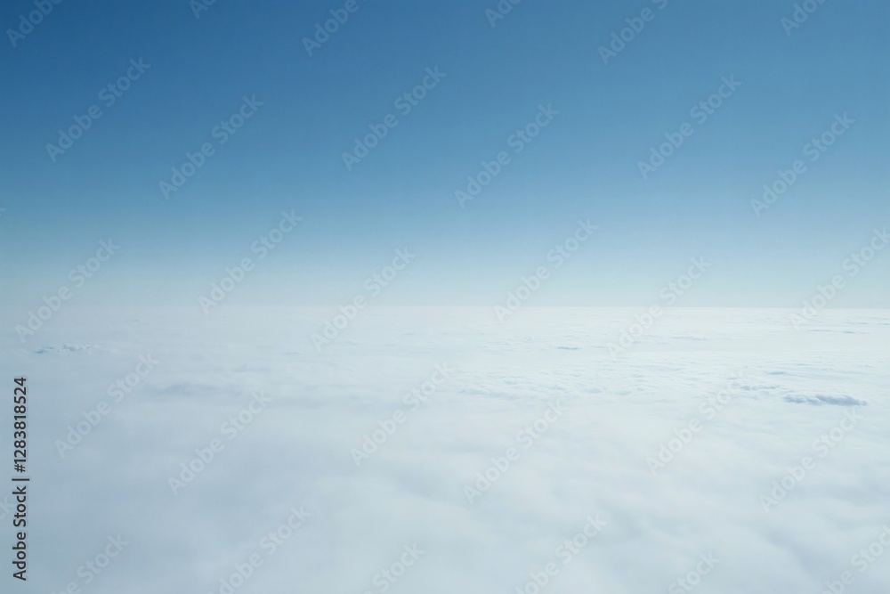 Expansive View of Clouds from High Altitude under Clear Blue Sky Capturing Serenity and Tranquility with a Blend of Soft Whites and Vivid Blues Expansive View of Clouds from High Altitude under Clear Blue Sky Capturing Serenity and Tranquility with a Blend of Soft Whites and Vivid Blues
