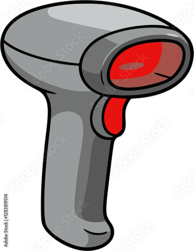 price scanner illustration hand drawn isolated vector
