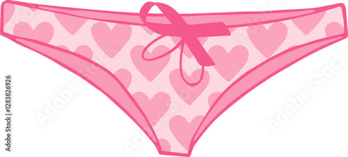 Culotte bikini avec nœud sur le devant