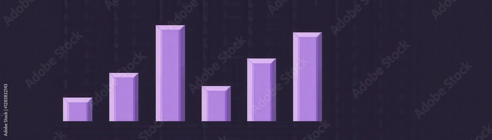 Abstract Lavender Bar Chart Graphic Data Visualization Business Finance Growth Progress Statistics Abstract Lavender Bar Chart Graphic Data Visualization Business Finance Growth Progress Statistics