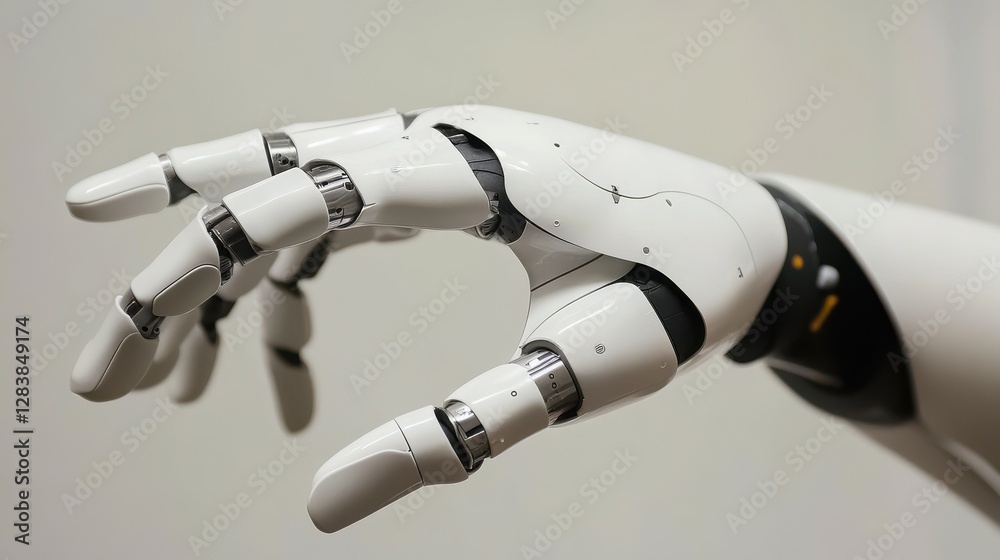 Futuristic robotic hand with advanced technology design Futuristic robotic hand with advanced technology design