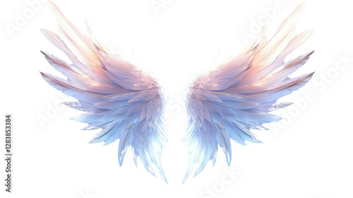 vector illustration of an angel