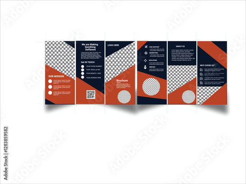 corporate and business trifold  brochure