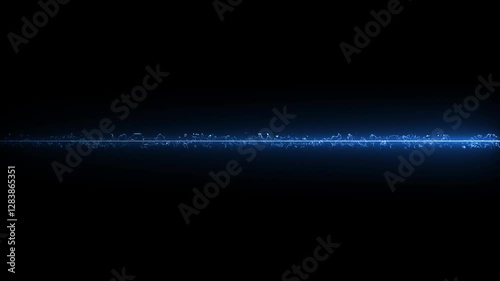 Neon glowing green laser lines on black background. Abstract beautiful blue neon line background .glowing and futuristic lighting background animation .