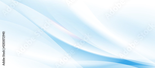 Elegant Light Blue Abstract Wave Background