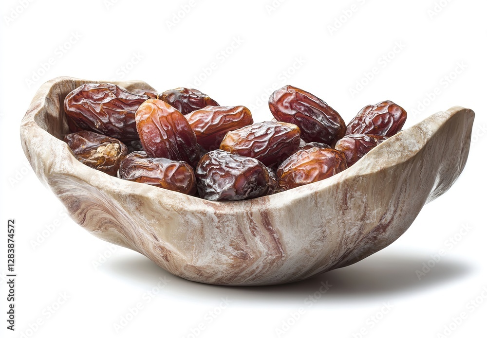 Dates, Dried Fruit, Isolated on White Background, Studio Shot Dates, Dried Fruit, Isolated on White Background, Studio Shot