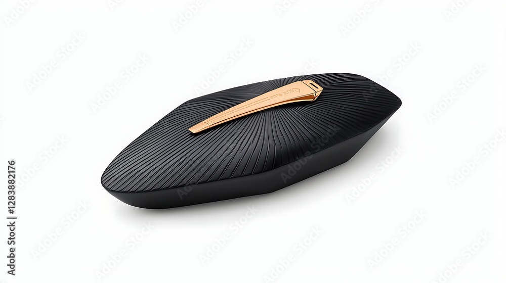Elegant Black and Gold Decorative Object with Unique Design and Textured Surface for Modern Interior Decor Elegant Black and Gold Decorative Object with Unique Design and Textured Surface for Modern Interior Decor