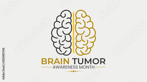 Brain Tumor Awareness Month Banner – Support Brain Cancer Awareness