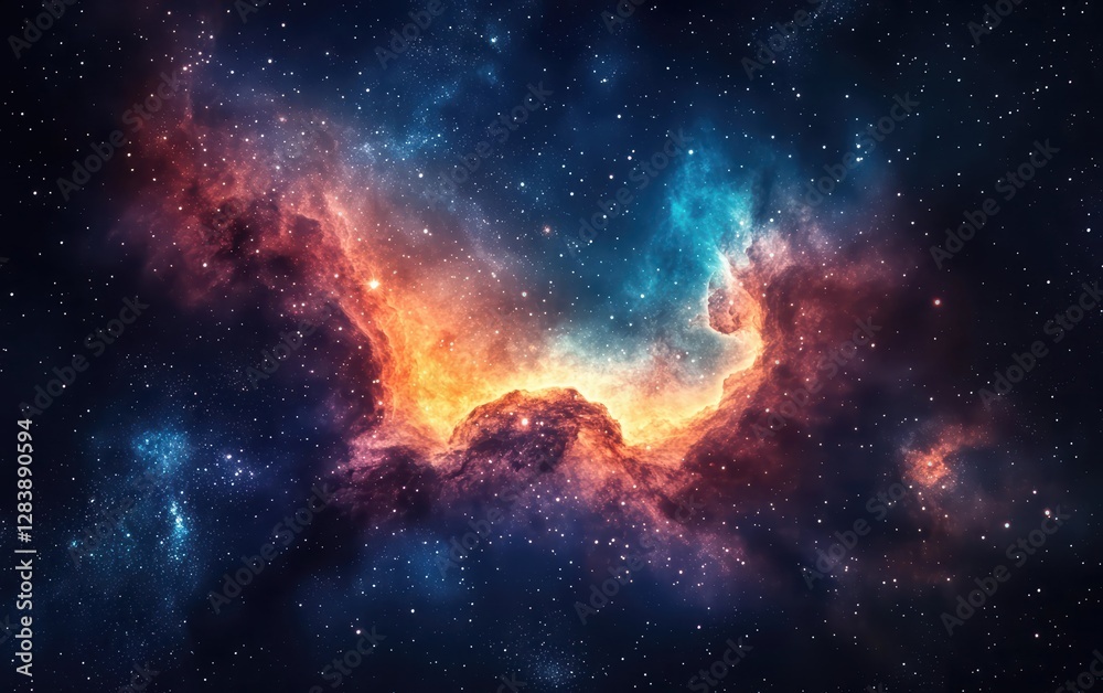 Fototapeta premium abstract space background