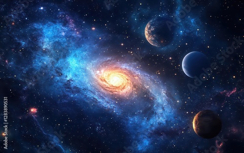 planet in space