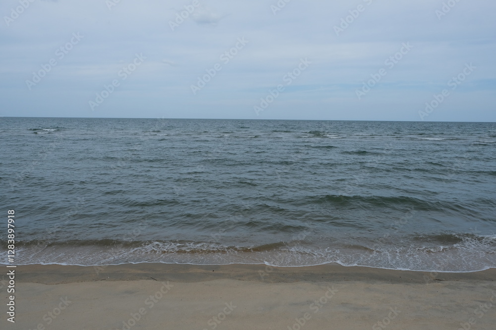 Sandy beach and sea for background Sandy beach and sea for background
