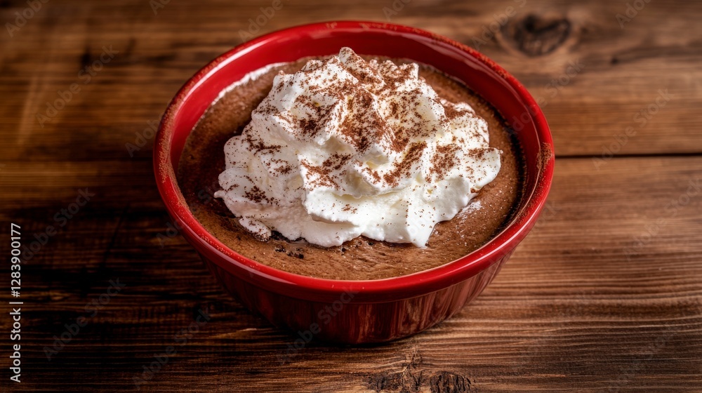 Chocolate Mousse Dessert with Whipped Cream: A Rich and Decadent Treat