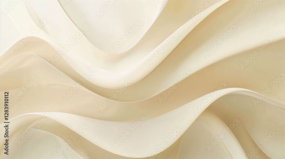 Obraz premium Minimalist Soft Cream Background with Smooth Gradient and Matte Texture