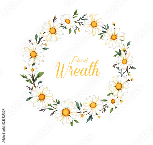 Watercolor Floral Wreath, Wreath Clipart Watercolor, Pastel Pink Flowers Wedding Clipart Wild Floral Clipart	