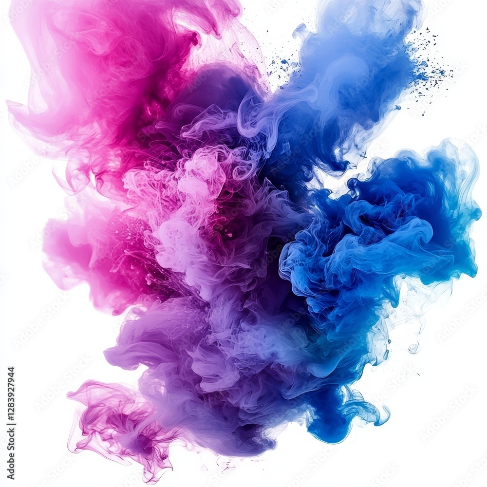 Fototapeta premium Enchanting Abstract Pink Party Fog