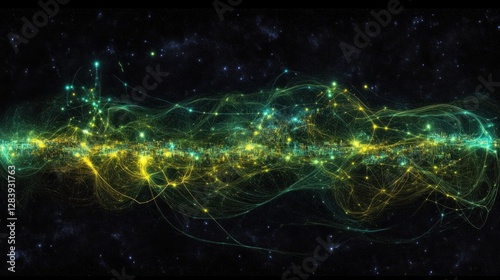 Cosmic Web: A Celestial Tapestry of Light and Energy photo