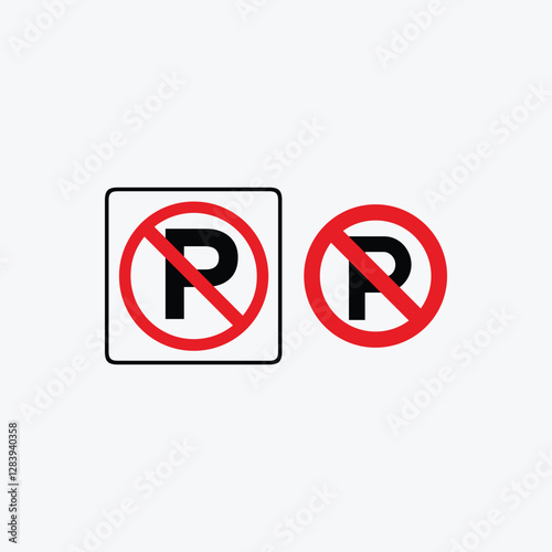 Free Download no parking sign - GFXLoad