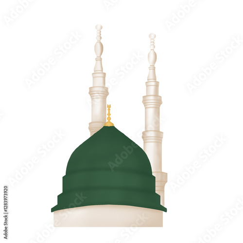 Canvas Print Nabawi mosque in madina