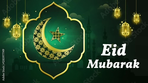 Eid Mubarak intro animation, Ramadan Kareem background, Ramadan Kareem Muslim Eid Mubarak video