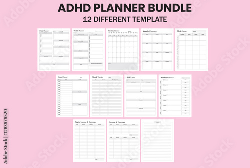 ADHD Planner Bundle