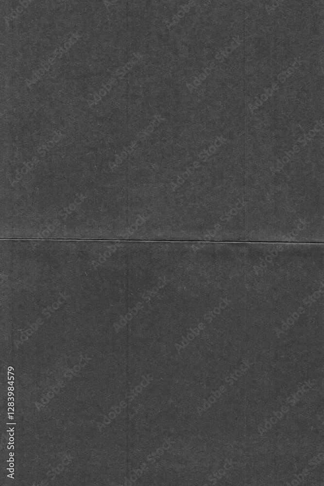 Fototapeta premium high res scan of black paper with deep folding marks. cool print overlay.
